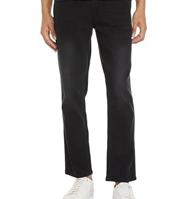 INKD Men's Relaxed Jeans (INKAW24MJN-501_Charcoal Black dress material - Bailly - Premium Dress Materials for Every Occasion