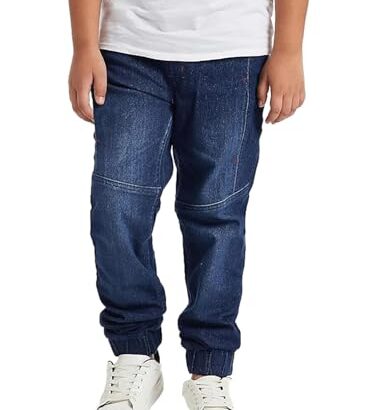 Jam & Honey Boys Slim Fit Stretchable Jogger Jeans (Elasticated Waist Band) dress material - Bailly - Premium Dress Materials for Every Occasion
