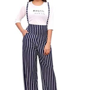 FELLAMO Girl's Cotton Jumpsuit with Top (Blue, 9-10 Years) dress material - Bailly - Premium Dress Materials for Every Occasion