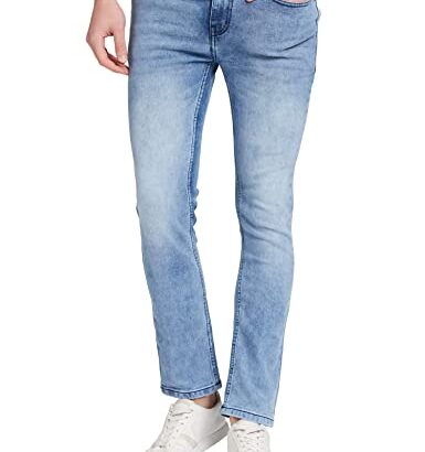 Symbol Men's Cotton Rich Stretchable Jeans | Casual Denim Slim Fit (Blue 4_28) dress material - Bailly - Premium Dress Materials for Every Occasion