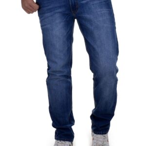Ben Martin Men's Relaxed Fit Jeans, Dark Blue,34 dress material - Bailly - Premium Dress Materials for Every Occasion