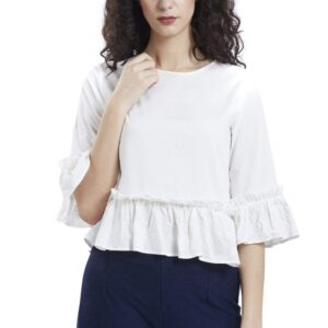 BIBA Women Solid Mix and Match(Indie MI15013_White_32) dress material - Bailly - Premium Dress Materials for Every Occasion