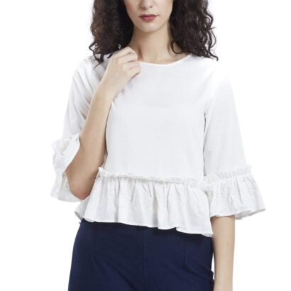 BIBA Women Solid Mix and Match(Indie MI15013_White_32) dress material - Bailly - Premium Dress Materials for Every Occasion