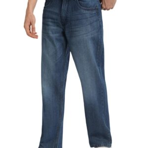 London Hills Men Regular Fit Jeans || Men Jeans Pants || Denim Jeans || Baggy Jeans For Men Blue dress material - Bailly - Premium Dress Materials for Every Occasion