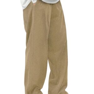 SMOWKLY Men's Premium Polycotton Causal Baggy Fit Jogger || Lightweight & Flexible Elastic Waist with Drawstring || Wrinkle-Free Comfortable Trouser Pant for Summer (1649_CK_36) dress material - Bailly - Premium Dress Materials for Every Occasion