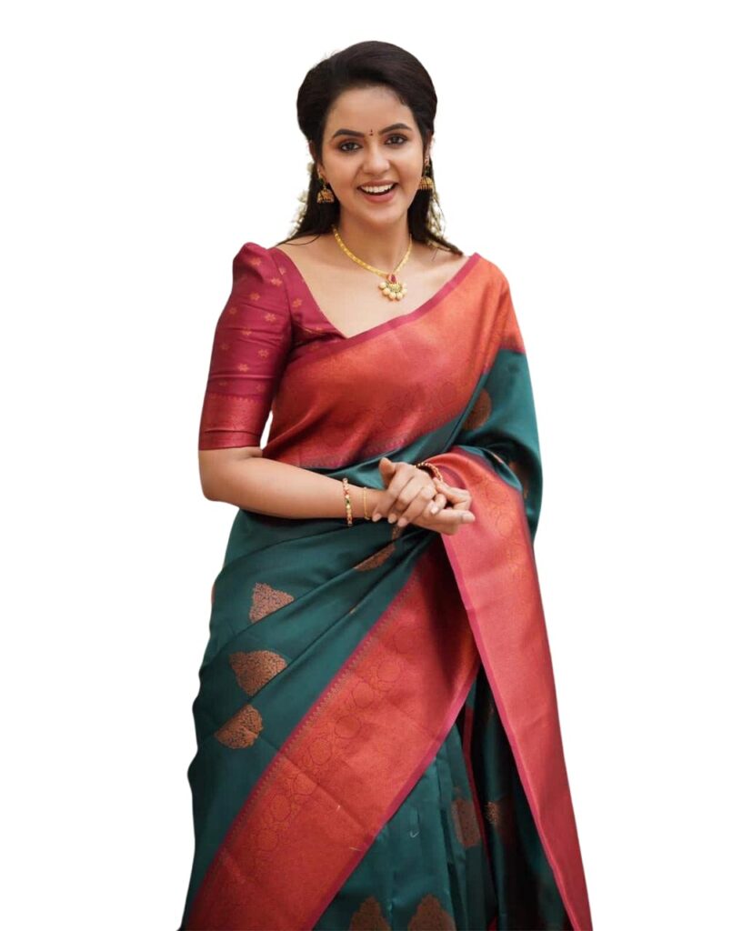 Kanjivaram Soft Lichi Silk