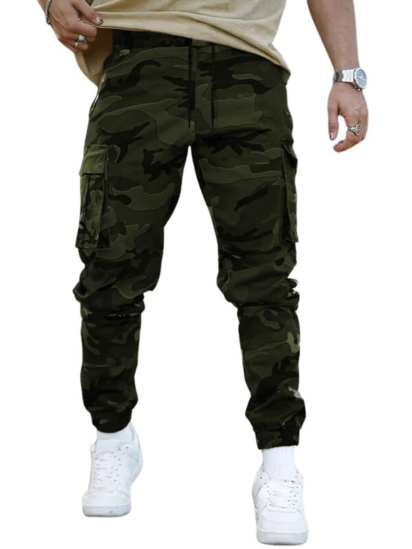 Lymio Men Cargo || Men Cargo Pants || Men Cargo Pants Cotton || Cargos for Men (Army) (M, Green) dress material - Bailly - Premium Dress Materials for Every Occasion