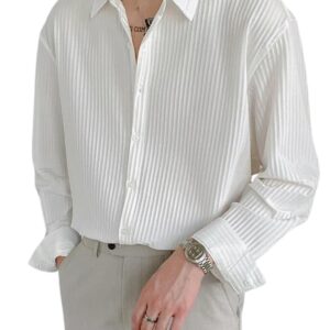 GRECIILOOKS Shirt for Men | Man Stylish | Printed | Men's Regular Fit Mens Casual | Formal | Man's Solid Slim Fit | Half Sleeve | Summer Outdoor Activities | Textured (Available in Plus Size and Combo Pack of 2) dress material - Bailly - Premium Dress Materials for Every Occasion