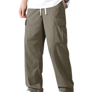 Vogaan Men's Loose Cargo Pant (VG-15-PISTA-30_Pista dress material - Bailly - Premium Dress Materials for Every Occasion