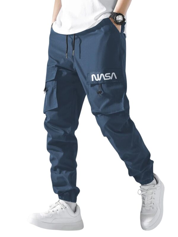 Lymio Track Pant for Men || Regular Fit || Track Pants || Full Elastic Jogger Track Pant (TP-11-Navyblue-M) dress material - Bailly - Premium Dress Materials for Every Occasion