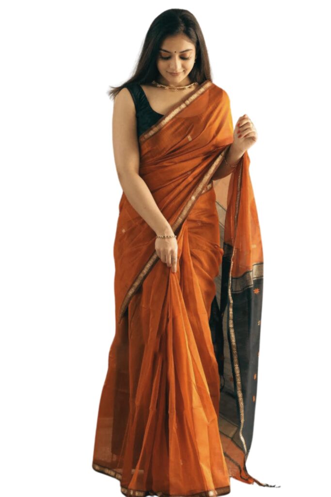 lichi silk saree