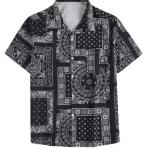 DHRUVI TRENDZ Mens Rayon Men's Casual Shirt Regular Fit Western (DT-MS-6098_Black_XL) dress material - Bailly - Premium Dress Materials for Every Occasion