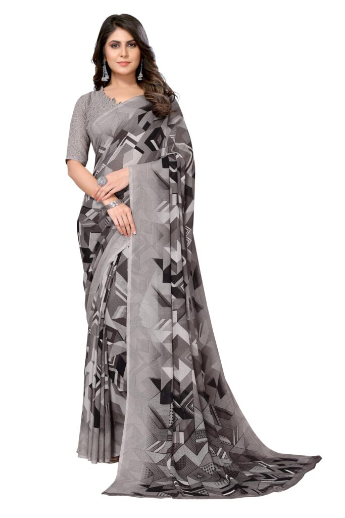 Trendy Printed Georgette